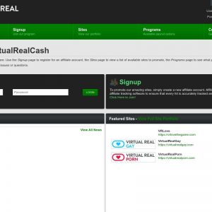 Virtual Real Cash - Best Porn Affiliate Network